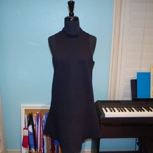 abercrombie black zipper dress